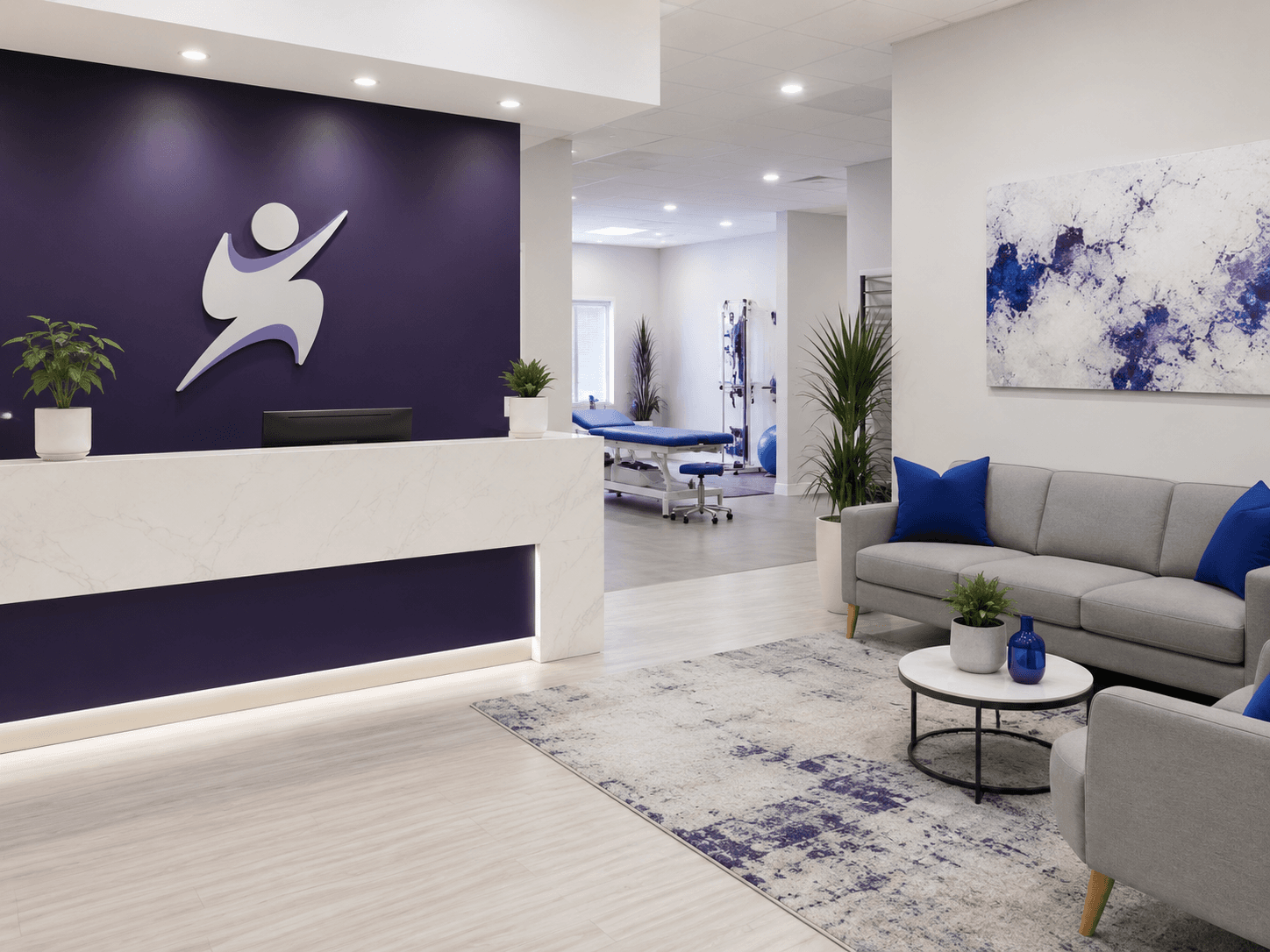 Excel Physical Therapy clinic interior
